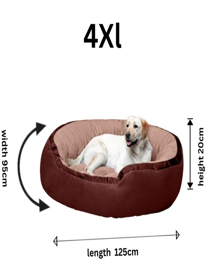 DRILLY First Class Fur 4XL Dog Bed for Extra Large Dogs Washable-Orthopedic Big Dog Beds | Big Breed | | Giant Human Dog Bed__, (4XL) - Image 4